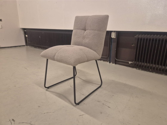 Image 1 of 6x SHOWROOM OUTLET - Eetkamerstoelen Dante - Teddy - NIEUW