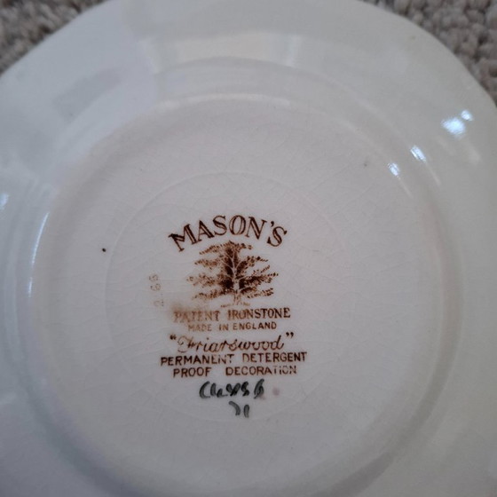 Image 1 of Mason's Ironstone Friarswood cake plates