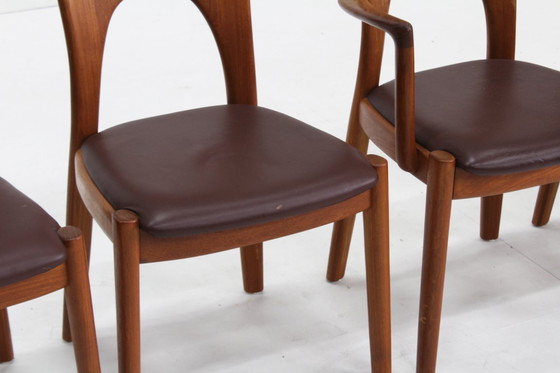 Image 1 of Vintage Danish Dining Chairs by Niels Koefoed for Koefoeds Hornslet, Set of 6