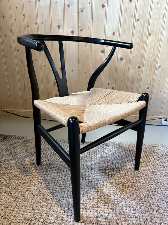 Image 1 of 4 sedie Wishbone disegnate da Hans Wegner