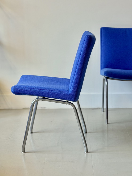 Image 1 of Sedie da aeroporto vintage di Hans J Wegner, per A.P. Stolen, Danimarca, anni '60,