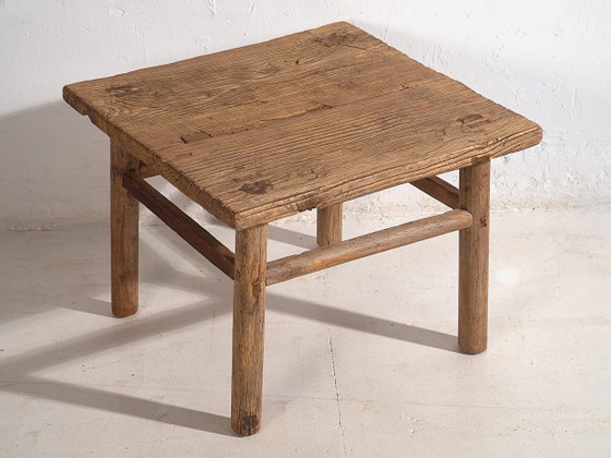 Mesa auxiliar cuadrada antigua (c.1850) #2, Mesas de comedor, Madera, Marrón, Rustic (foto 20 de 27)