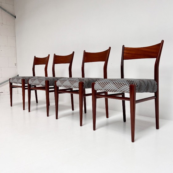 Image 1 of Ensemble de 4 chaises SA10 par Cees Braakman pour Pastoe, 1960