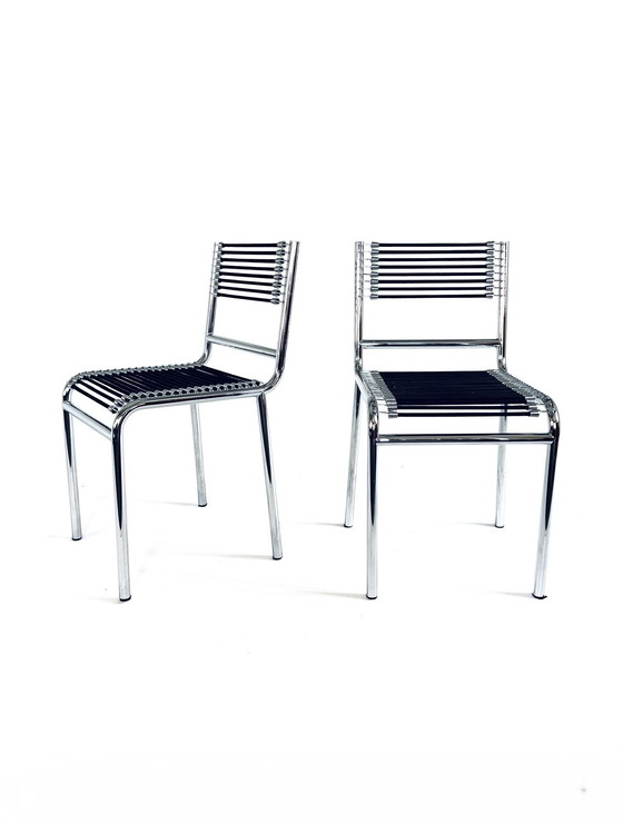 Image 1 of 2x 'Sandows' dining chair, René Herbst '70