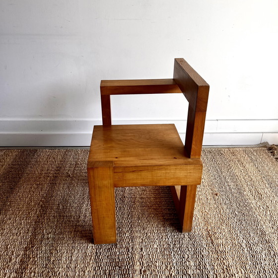 Image 1 of Sedia Rietveld Steltman Design olandese