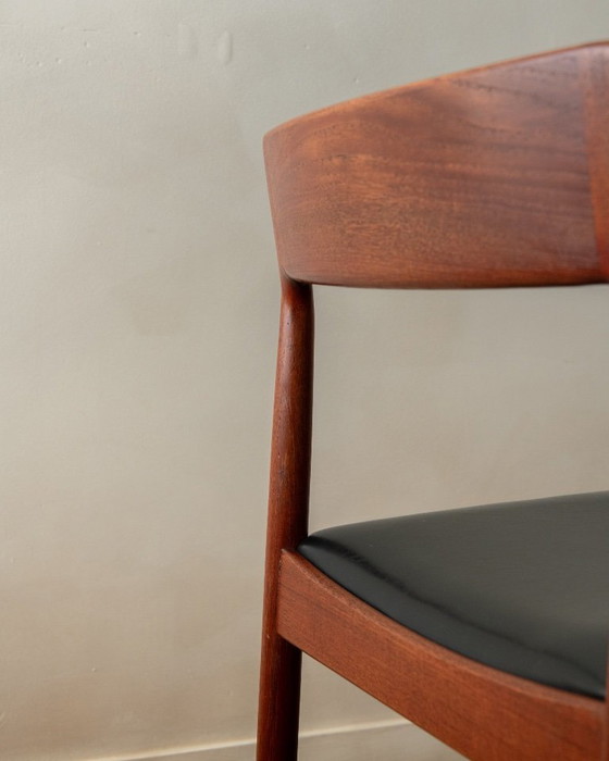 Deense moderne teakhouten eetkamerstoelen van Johannes Nørgaard, jaren 60, set van 5 – Johannes Norgaard (photo 12 of 18)