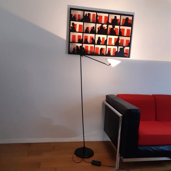 Image 1 of Lampada da terra a braccio singolo regolabile Pola Design Amstelveen, stile Memphis