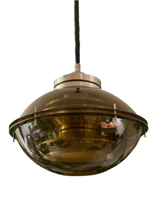 Lampada a sospensione vintage Herda Space Age – Anni '70 – Pendant – Plafoniere, Aluminium, Plastic (photo 6 of 7)