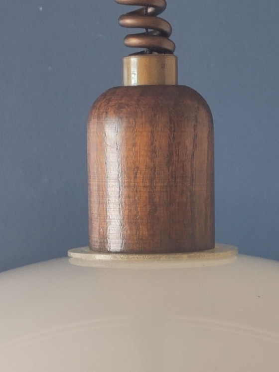 Lampada a sospensione Space Age Steinhauer – Lampade a sospensione, Plastica, Legno, Vintage (photo 7 of 15)