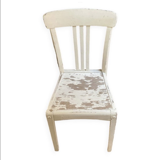 Vintage houten bistrostoel in zeer goede staat