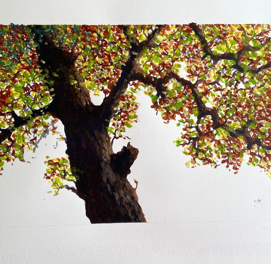 Green Fighting Brown – Schilderijen & Tekeningen, Paper (photo 3 of 7)