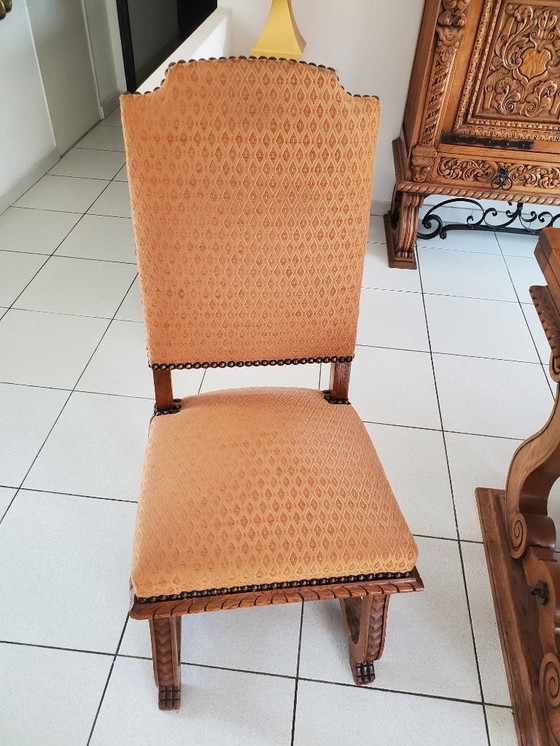 Image 1 of Spanish Renaissance table and chairs