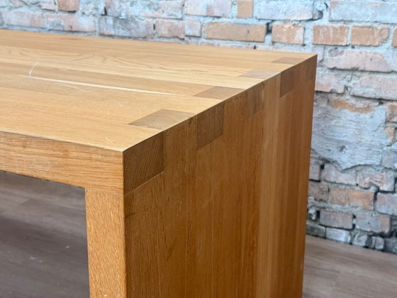 Oak Design Table on Wheels - Wood – Coffee tables, Metal (photo 4 of 6)