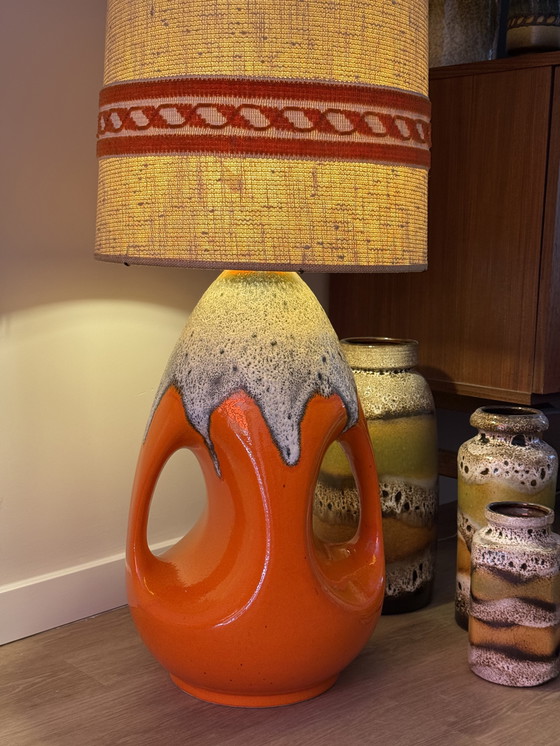 Image 1 of West Germany floor lamp with original shade