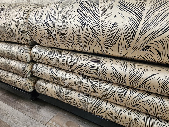 Pierre Cardin Modulares Sofa aus Seide und lackiertem Holz, 1970 – Modulare Sofas, Wood (photo 11 of 21)