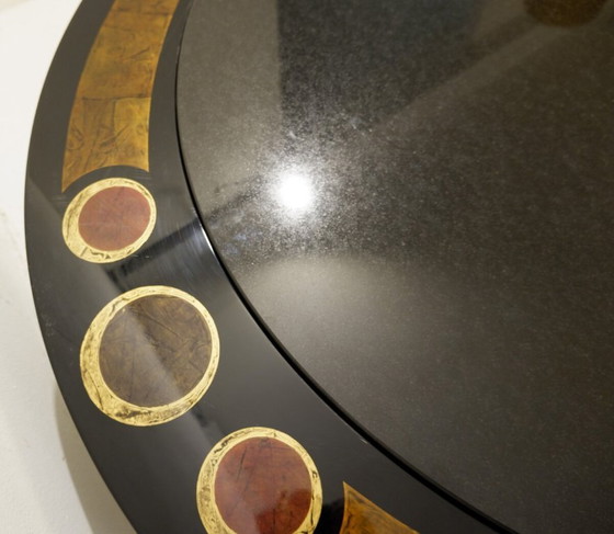 Image 1 of Großer Antonio Lupi Couchtisch 1/1, schwarze Granitplatte – Italien