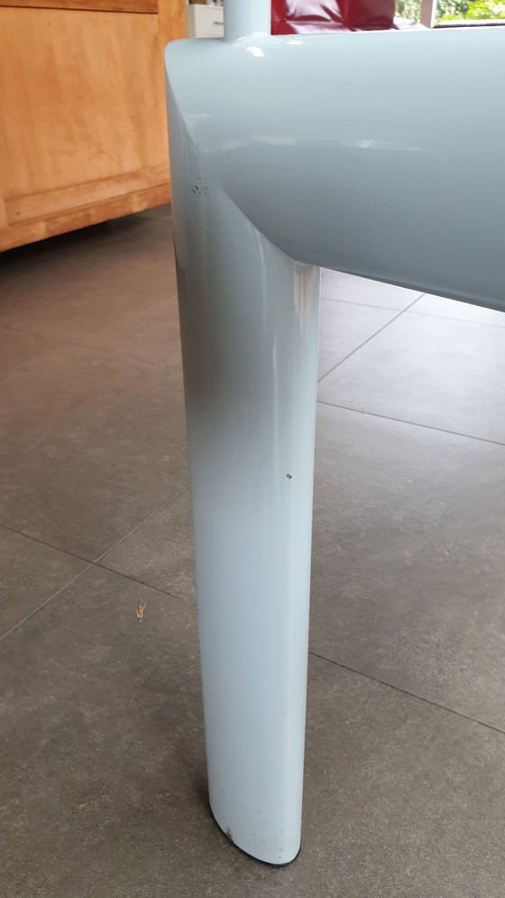 Image 1 of Tavolo da pranzo in vetro base in metallo Cassina LC 6 Le Corbusier