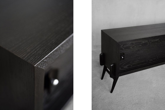 Image 1 of Vintage dark oak sideboard, 1960