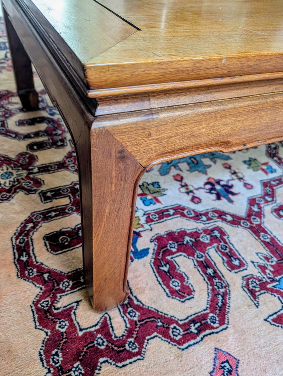Image 1 of Antique coffee table Chinese Asian solid wood