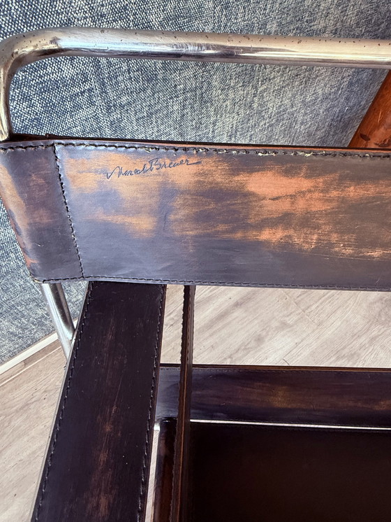 Image 1 of 2 vintage Gavina/Knoll Wassily Model B3 fauteuils, circa jaren 60