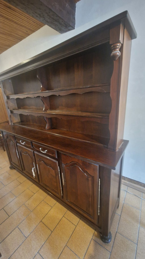 Buffet-vaissellier en bois massif 