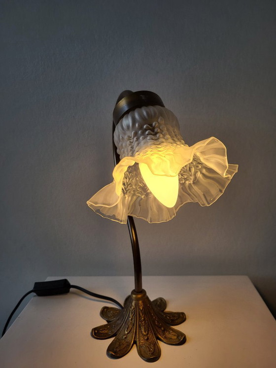 Paire de lampes de bureau Lily – Brass (photo 6 of 12)
