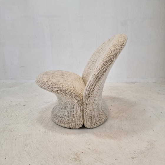 Image 1 of Fauteuil et repose-pieds vintage modèle F572 par Pierre Paulin pour Artifort, 1967