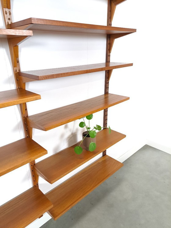 Image 1 of Sistema modulare di pareti in teak Royal System di Poul Cadovius, danese Cado