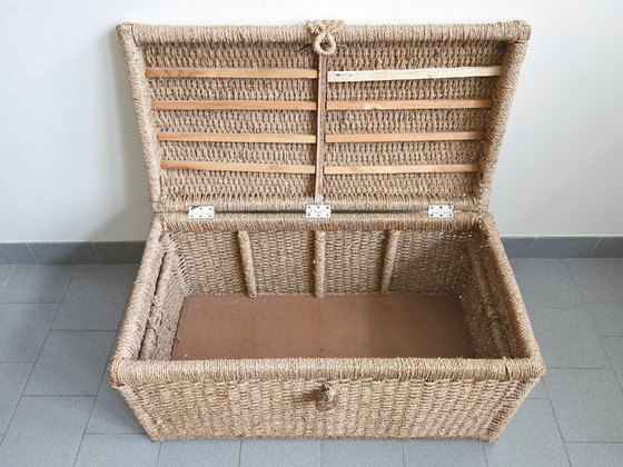 Image 1 of PRACHTIGE VINTAGE TOUWKOFFER UIT 1960 VAN DLG AUDOUX MINET JAREN 60