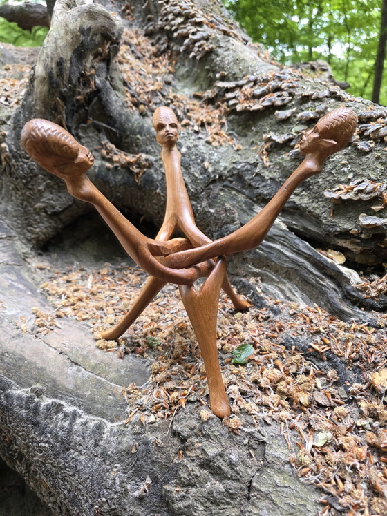 Image 1 of Sculpture en bois africaine vintage