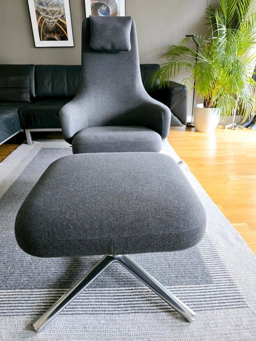 Vitra Repos Lounge chair with Ottoman 