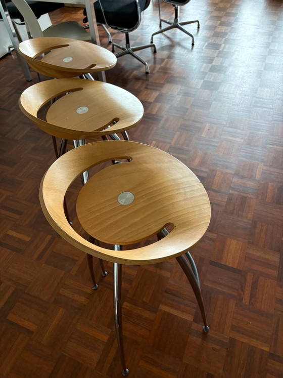 Magis Barhocker – Chrom, Holz (photo 6 of 6)