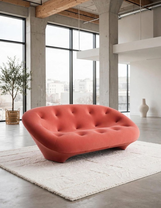 Image 1 of Ligne Roset Ploum 2-Sitzer-Sofa von R. & E. Bouroullec