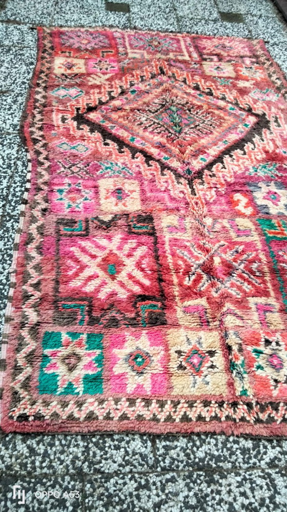 Image 1 of Handgeknüpfter Berberwollteppich, 300 x 162 cm