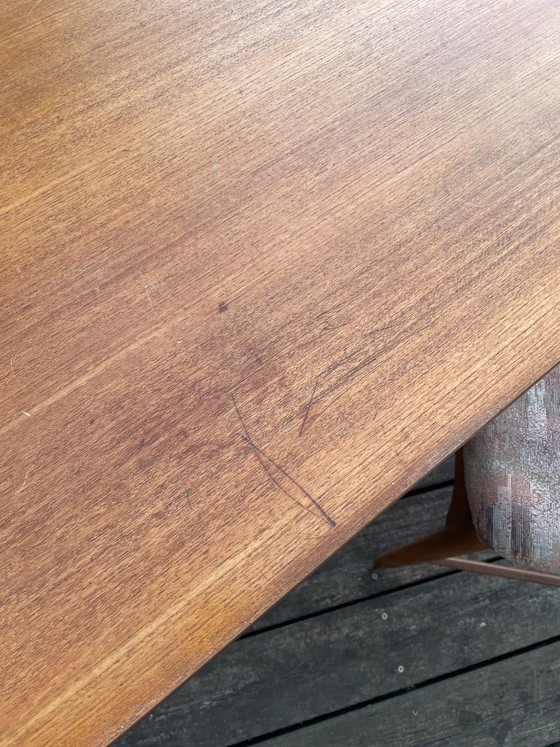 Image 1 of 1950s dining table with 4 chairs