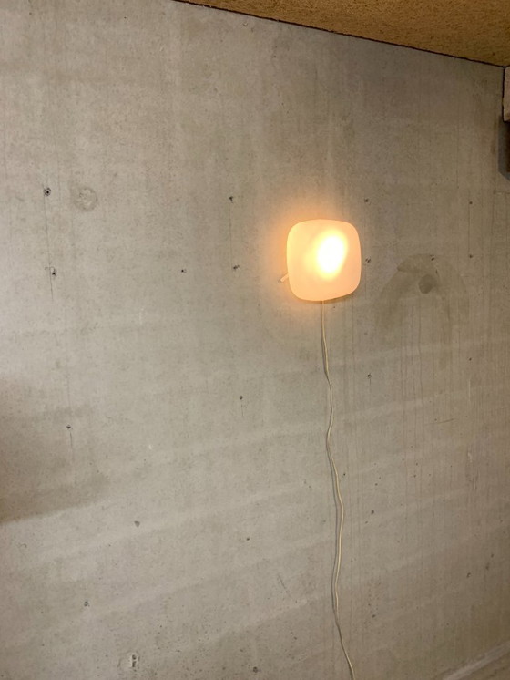 Image 1 of Witte RZB opaline Bauhaus wandlamp