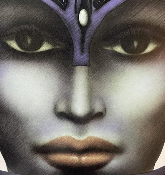 Jef Van Tuerenhout, Volto di un'Artista, Prova di Serigrafia, Anni '70 – Litografie e stampe, Paper (photo 2 of 3)