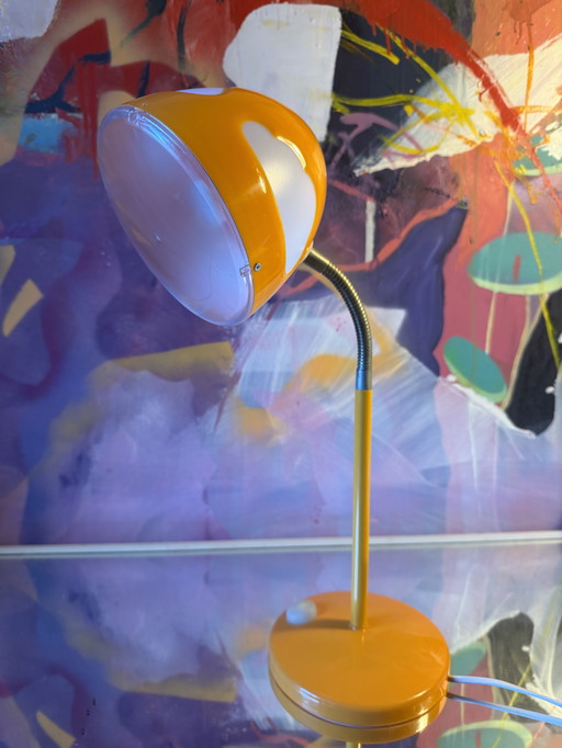 Vintage IKEA Skojig Desk Lamp - orange