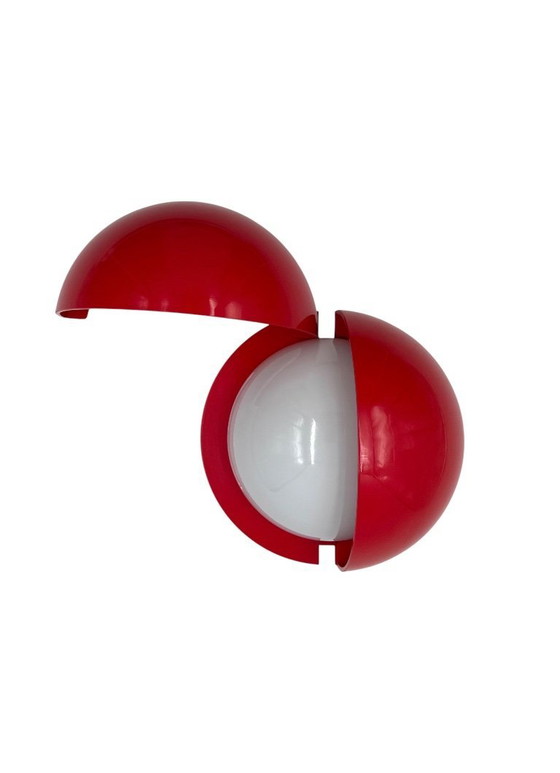 Image 1 of Gianemilio Piero e Anna Monti, mod. Applique rossa Lampira, Fontana Arte Italia, 1970