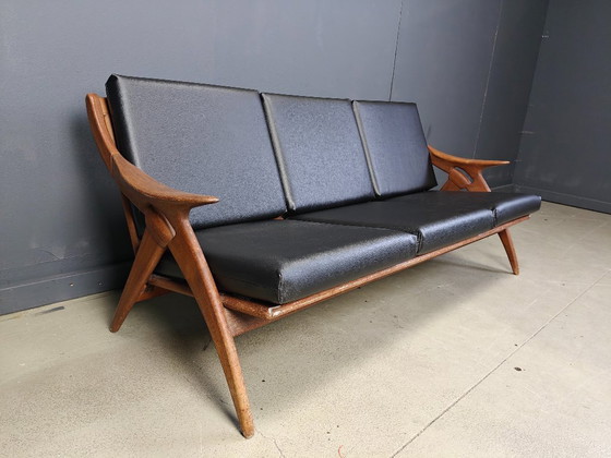 Image 1 of Canapé vintage à trois places 'de knoop' par de ster Gelderland, 1960s