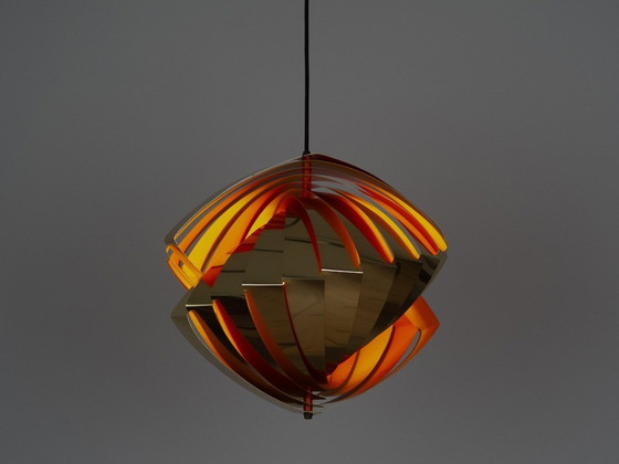 Image 1 of Lampe suspendue vintage danoise Konkylie par Louis Weisdorf, Lyfa, 1963