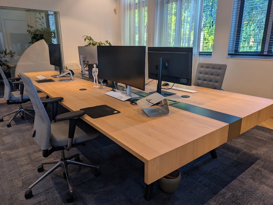 Image 1 of Design Workbench based on Vitra Design – massief eiken & staal