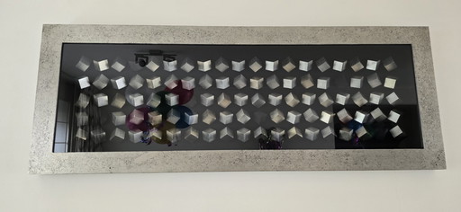 Modern 3D wall decoration cubes