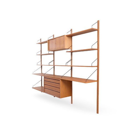 Image 1 of Poul Cadovius Midcentury Bücher- Wandregal Royal Systeme Cado2