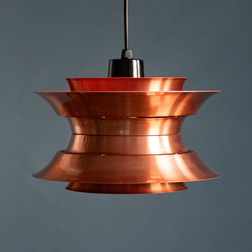Suspension Carl Thore pour Granhaga, couleur cuivre, années 1960