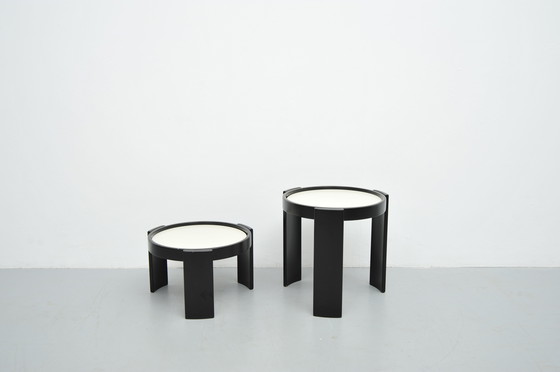 Image 1 of Model 780/783 Tables By Gianfranco Frattini For Cassina (1950s)