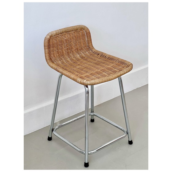 Image 1 of Barkruk vintage, Dirk van Sliedregt, Pays-Bas années 1970 (4 beschikbaar)