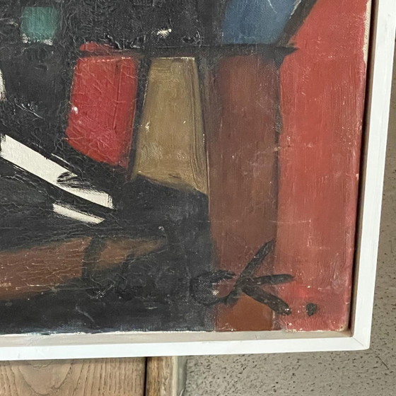 Ferdinand Vonck, Composition abstraite, Huile sur toile, Années 1950 – Peintures et dessins (photo 13 of 15)