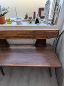 Minimalist mid-century bench by Jakob Kielland-Brandt