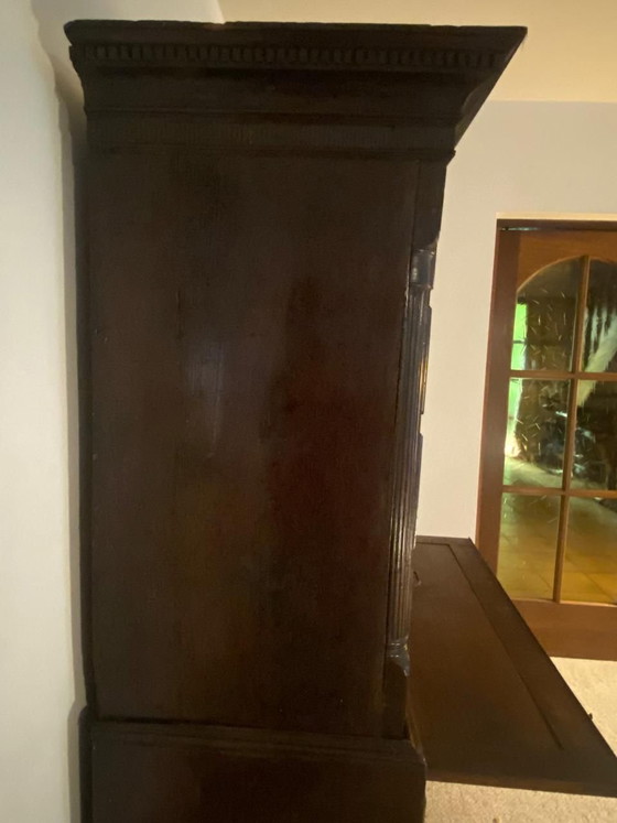 Characterful antique English chest of drawers 18th century, handwerk 18de eeuw, Wood, Brown (photo 3 of 7)
